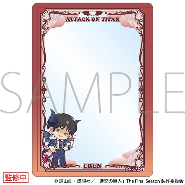 [Pre-order] "Attack on Titan" Hard Card Case / Eren ~ Devil ~