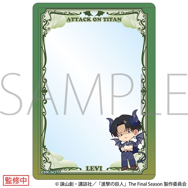 [Pre-order] "Attack on Titan" Hard Card Case / Levi ~ Devil ~