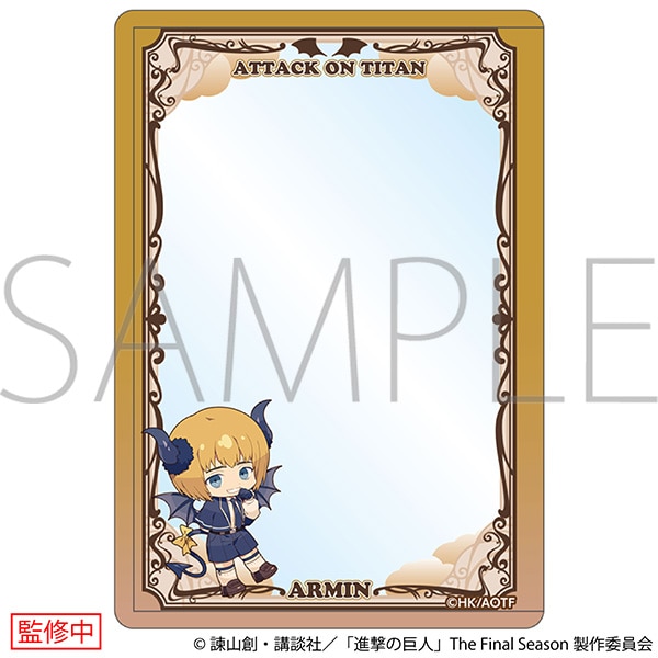 [Pre-order] "Attack on Titan" Hard Card Case / Armin ~ Devil ~