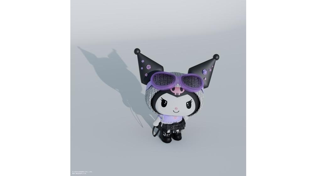 Three-dimensional Kuromi render used in the Ado and Sanrio collaboration release