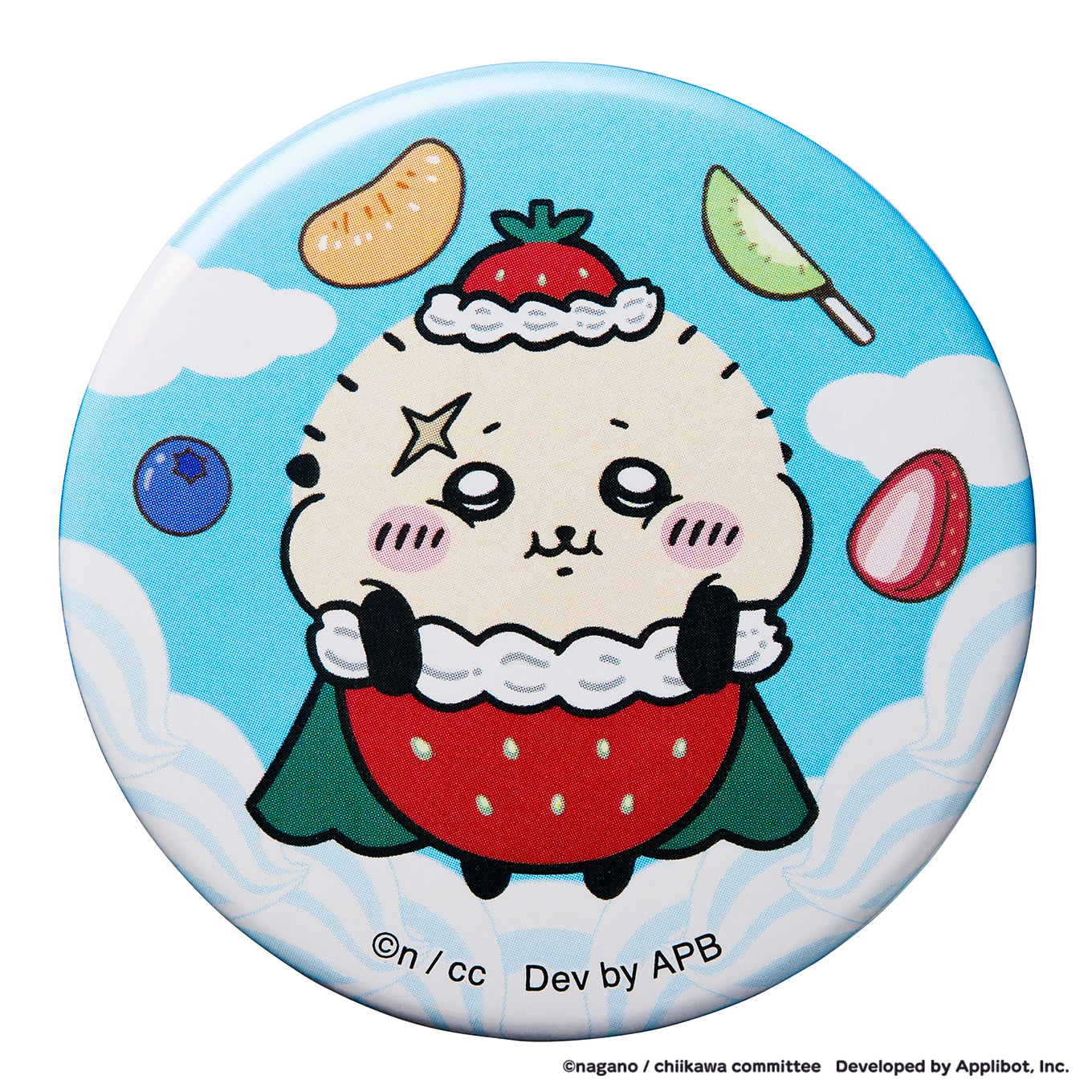 [Pre-order] "Chiikawa" Chiikawa Pocket Fruit Trading Can Badge