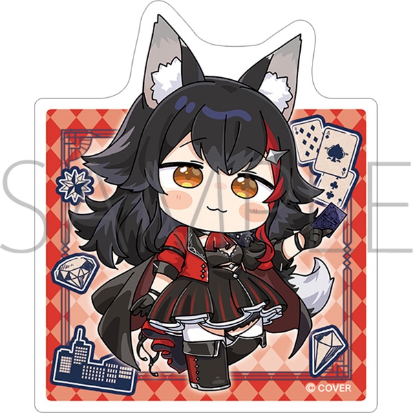 [Pre-order] hololive - Detective and Phantom Thief, Mystery Hidden in the Museum - Sticker Mini Character ver. Ookami Mio