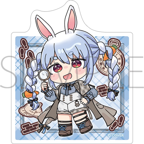 [Pre-order] hololive - Detective and Phantom Thief, Mystery Hidden in the Museum - Sticker Mini Character ver. Usada Pekora