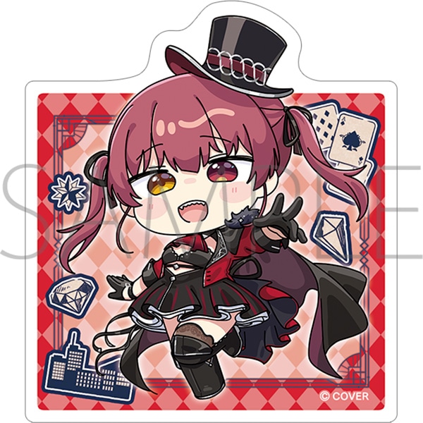 [Pre-order] hololive - Detective and Phantom Thief, Mystery Hidden in the Museum - Sticker Mini Character ver. Houshou Marine