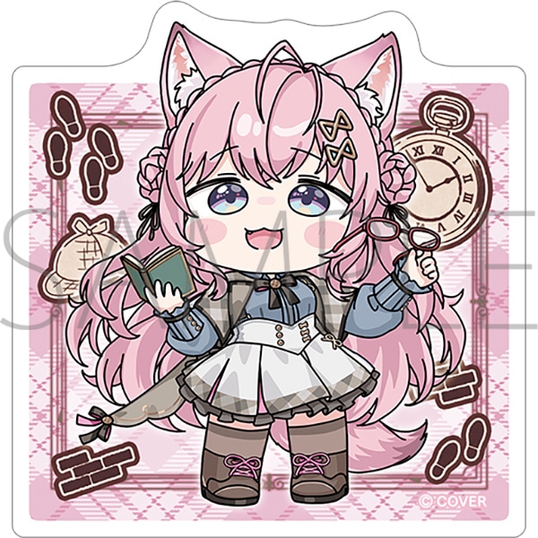 [Pre-order] hololive - Detective and Phantom Thief, Mystery Hidden in the Museum - Sticker Mini Character ver. Hakui Koyori