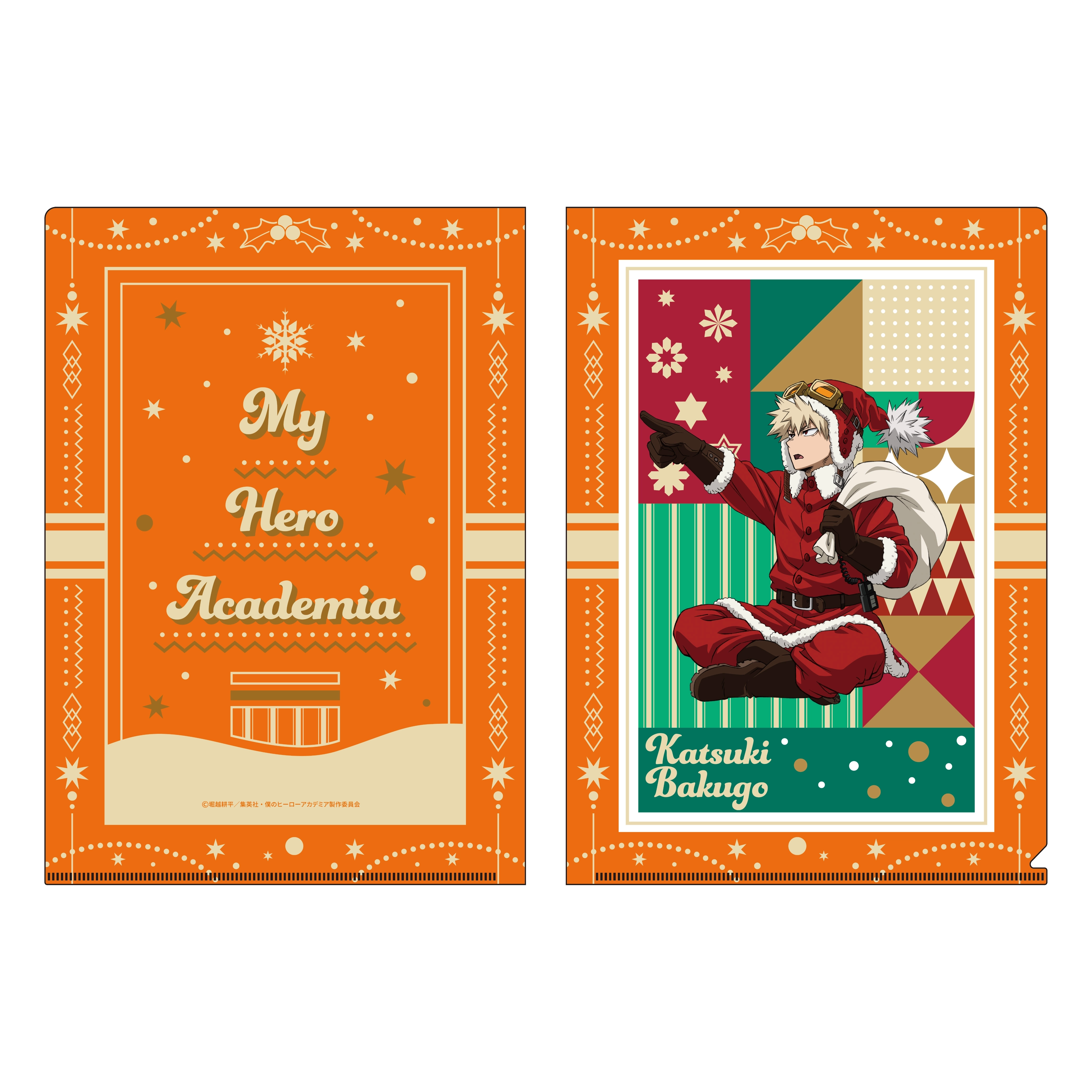 [In stock] "My Hero Academia" Christmas Clear File - Bakugo Katsuki