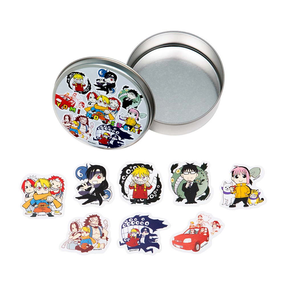 [Pre-order] (Limited) "Fullmetal Alchemist x Yomi no Tsugai/ Daemons of the Shadow Realm" exhibition  - "Yomi no Tsugai/ Daemons of the Shadow Realm" Sticker in a Tin