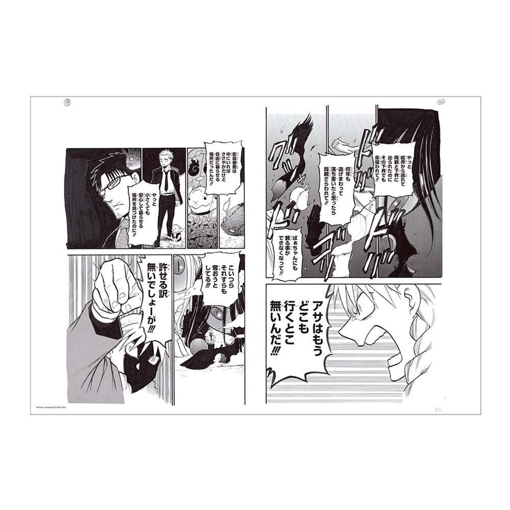 [Pre-order] (Limited) "Fullmetal Alchemist x Yomi no Tsugai/ Daemons of the Shadow Realm" exhibition - "The Pair of the Underworld" Replica Manuscript (D) <There's no way I can forgive this!!!>