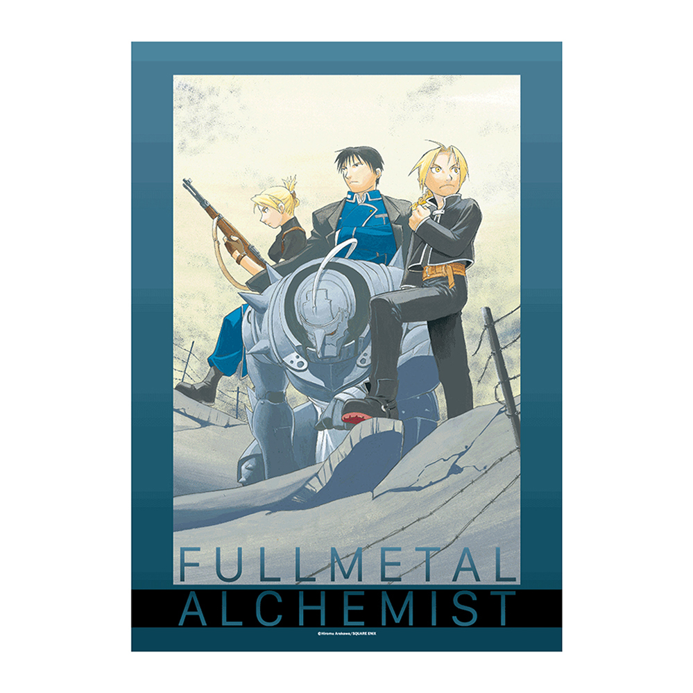 [Pre-order] (Limited) "Fullmetal Alchemist x Yomi no Tsugai/ Daemons of the Shadow Realm" exhibition - "Fullmetal Alchemist" - Artboard - Edward, Alphonse, Mustang, and Hawkeye