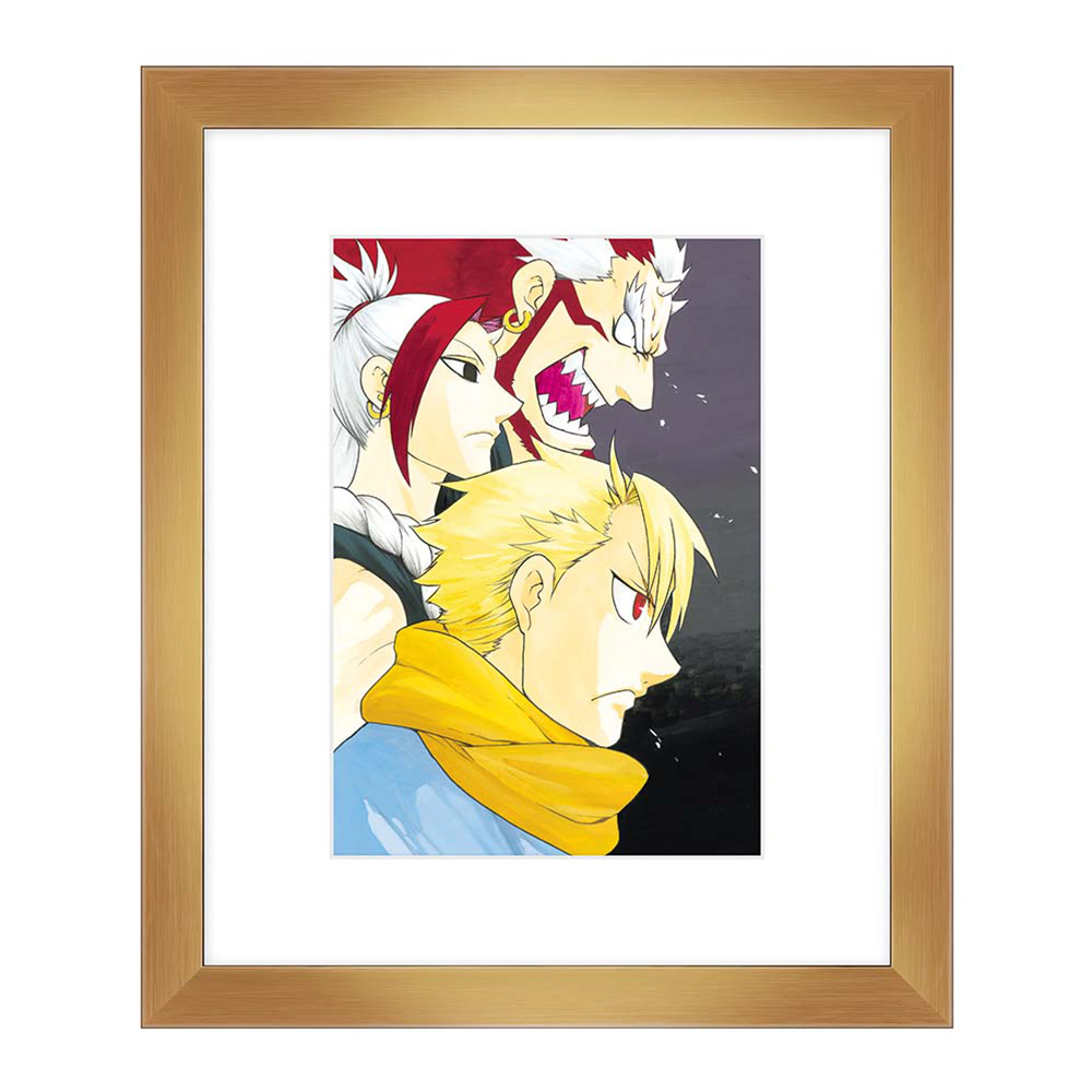 [Pre-order]  (Limited) "Fullmetal Alchemist x Yomi no Tsugai/ Daemons of the Shadow Realm" exhibition - "Yomi no Tsugai/ Daemons of the Shadow Realm" - Reproduction Original Artwork - Yuru Ver.