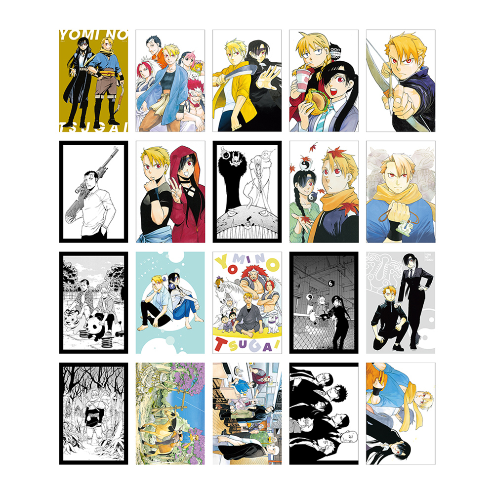 [Pre-order] (Limited) "Fullmetal Alchemist x Yomi no Tsugai/ Daemons of the Shadow Realm" exhibition  - "Yomi no Tsugai/ Daemons of the Shadow Realm" Trading Postcard Set of 2 (A)