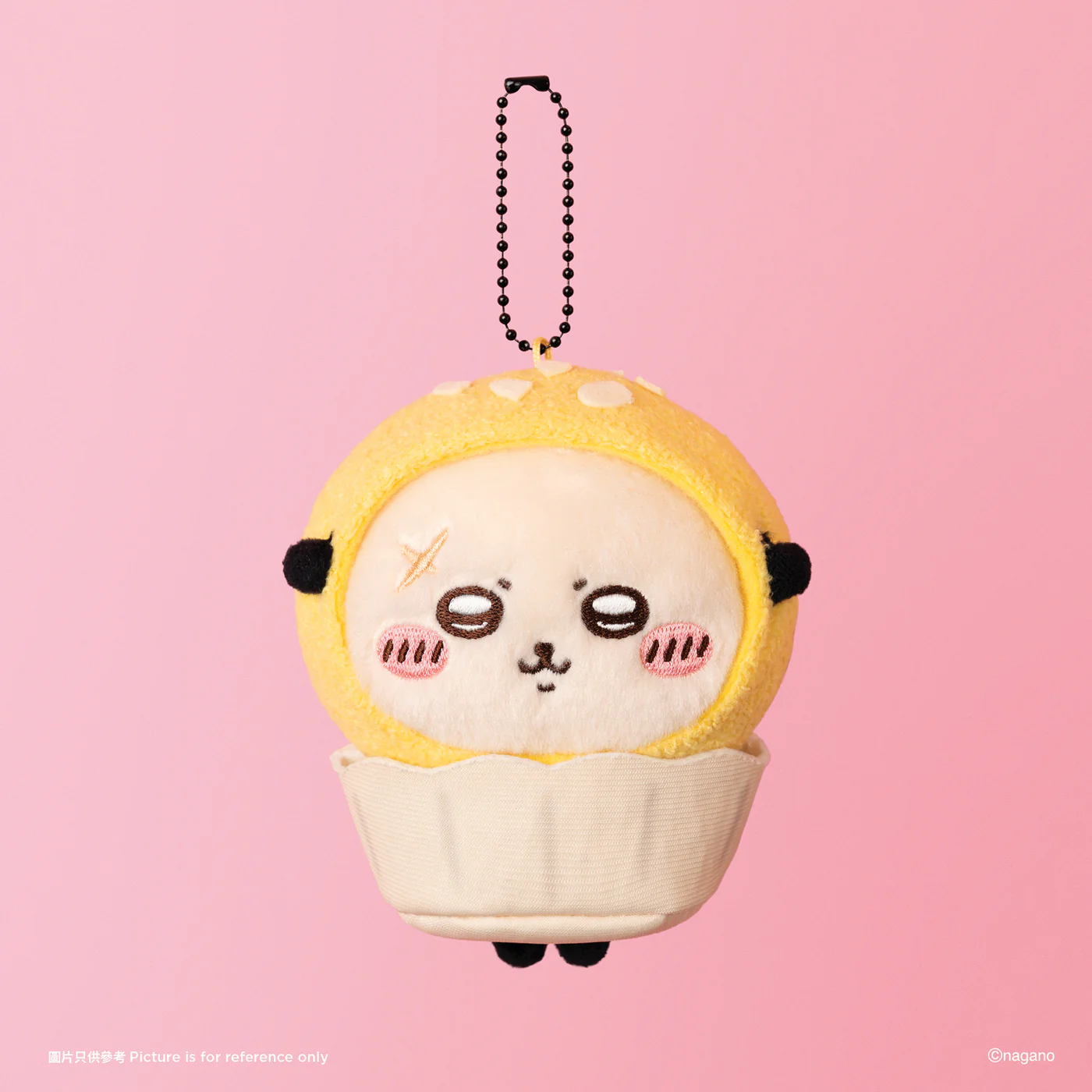 [Pre-order] ['CHIIKAWA DAYS' Exhibition in Hong Kong] Chiikawa “YUM CHA” Art Collection - Rakko 馬拉糕 Malay sponge cake Plush Mascot