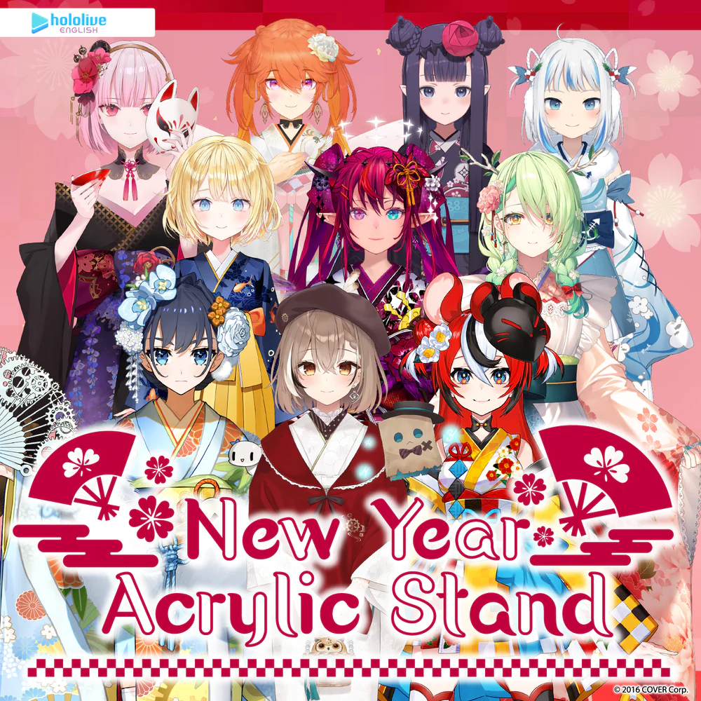 [Pre-order] hololive English New Year Acrylic Stand
