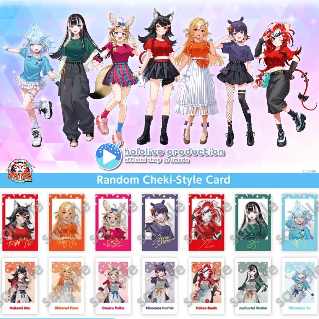 [Pre-order] hololive production OFFICIAL SHOP Osaka Umeda Original Vol.3 - Random Cheki Style Card