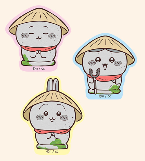 [Pre-order] "Chiikawa" x Fuji TV - Forest of Ghosts - Jizo Sticker (3 Types)
