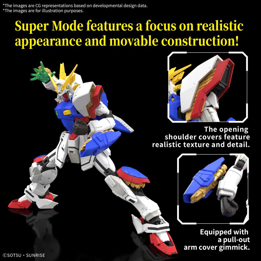 [In stock] RG 1/144 Scale Model Kit: Shining Gundam