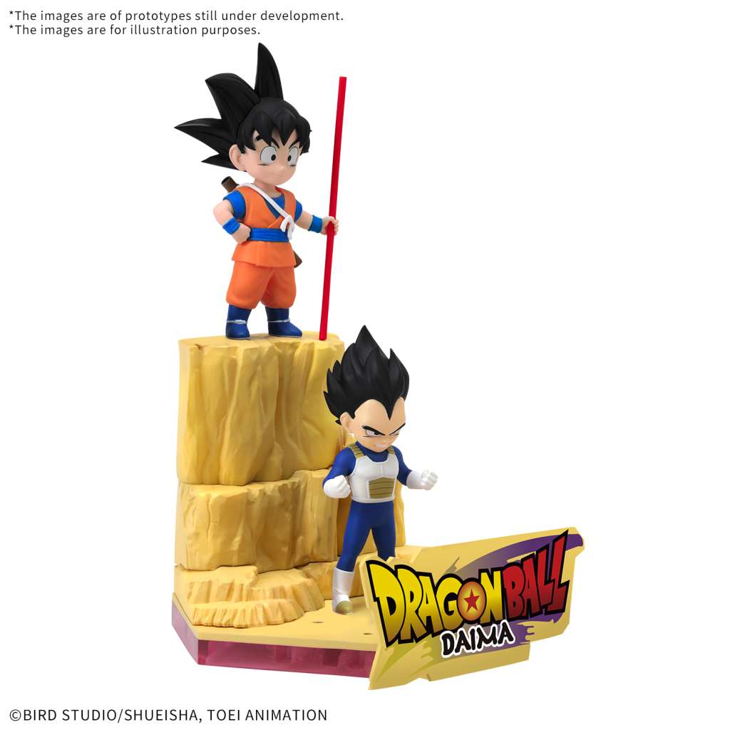 [In stock] Dragon Ball DAIMA Model Kit Son Goku (Mini) & Vegeta (Mini)