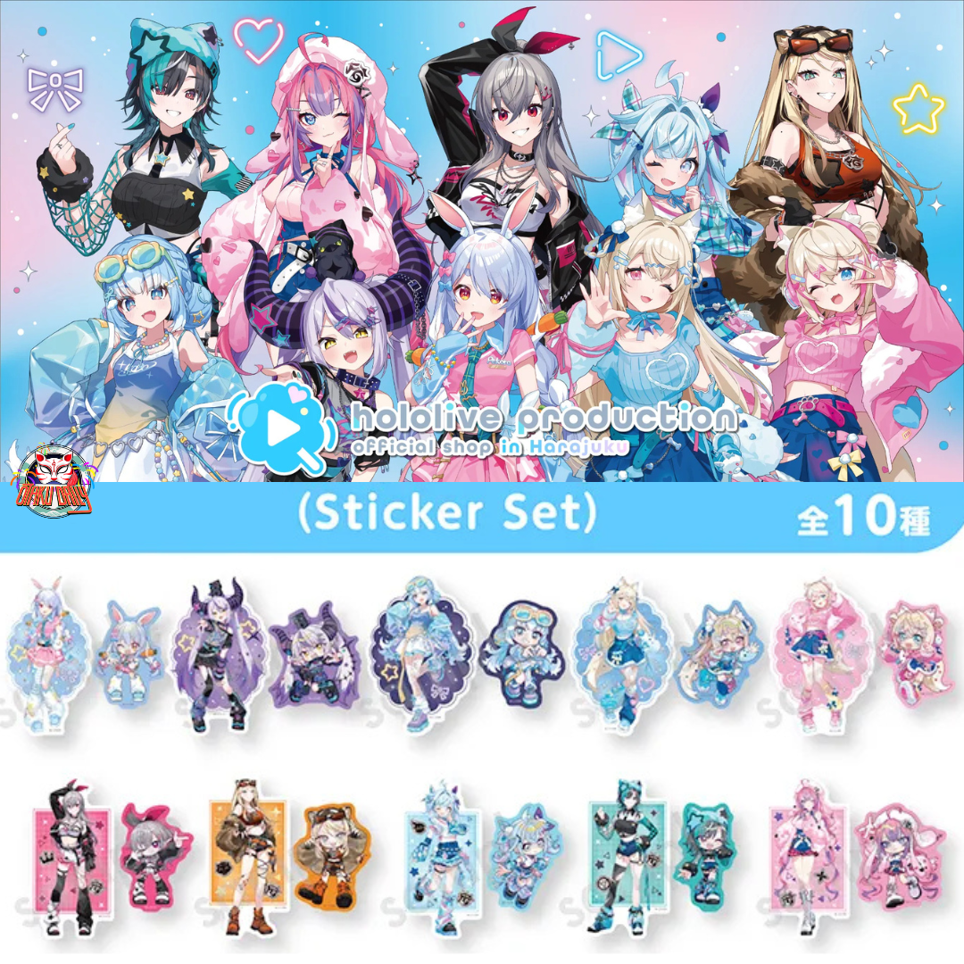 [Pre-order] hololive production OFFICIAL SHOP Harajuku Original style Vol.2 - Sticker Set