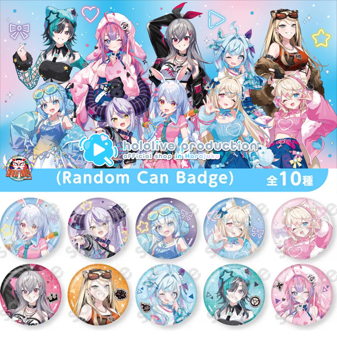 [Pre-order] hololive production OFFICIAL SHOP Harajuku Original style Vol.2 - Random Can Badge