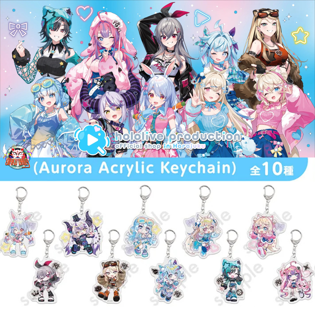 [Pre-order] hololive production OFFICIAL SHOP Harajuku Original style Vol.2 - Aurora Acrylic Keychain
