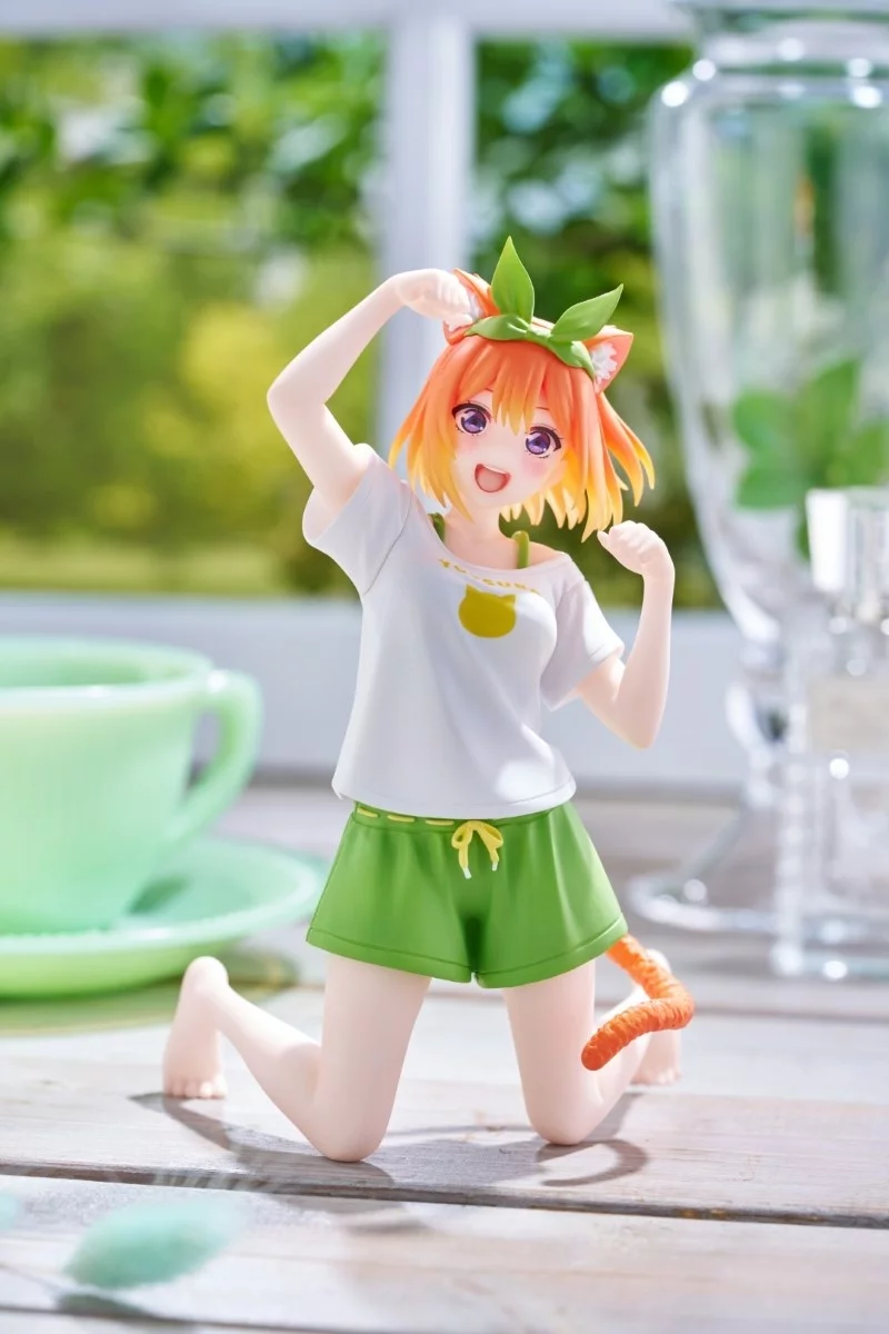 [Pre-order] Taito Prize "The Quintessential Quintuplets ∬" Desktop Cute Figure Yotsuba Nakano -Cat Roomwear Ver.-