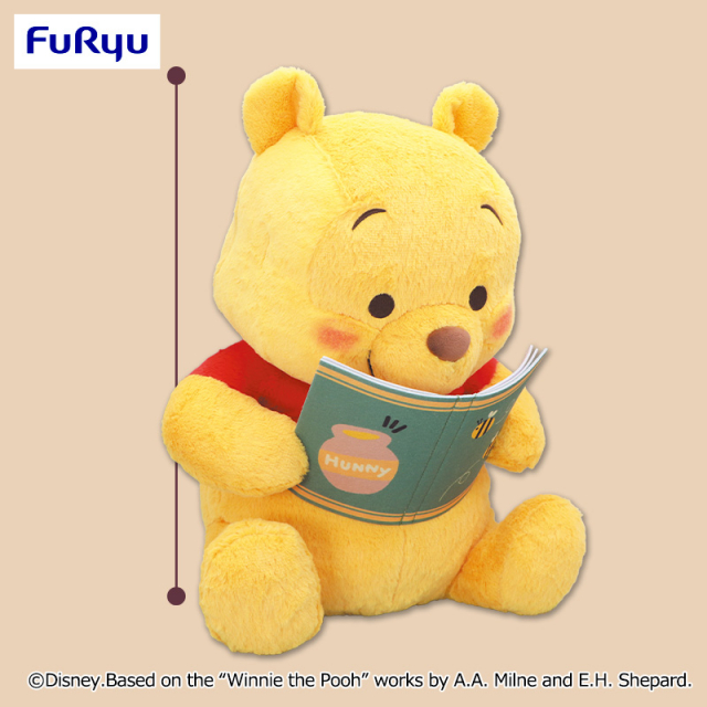 ][Pre-order] "Winnie the Pooh" BOOKS FukuFuku Super BIG Plush toy