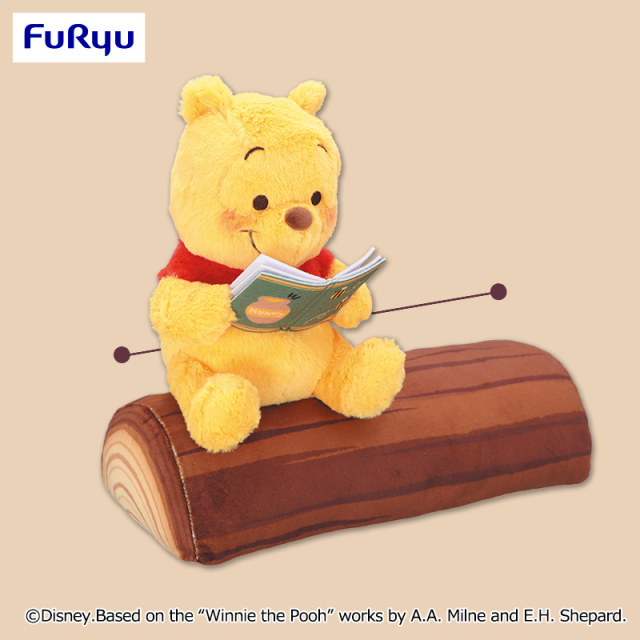 [Pre-order] "Winnie the Pooh" BOOKS FukuFuku Sleep together Pillow