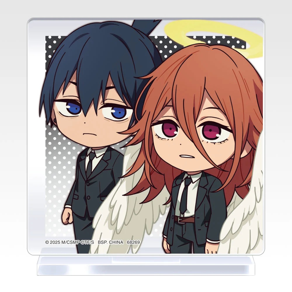 [Pre-order] BANDAI Ichiban Kuji Theatrical Version "Chainsaw Man: Reze Arc" 2nd Edition - Prize F - Kyun Chara Acrylic Stand - Angel Devil & Aki Hayakawa