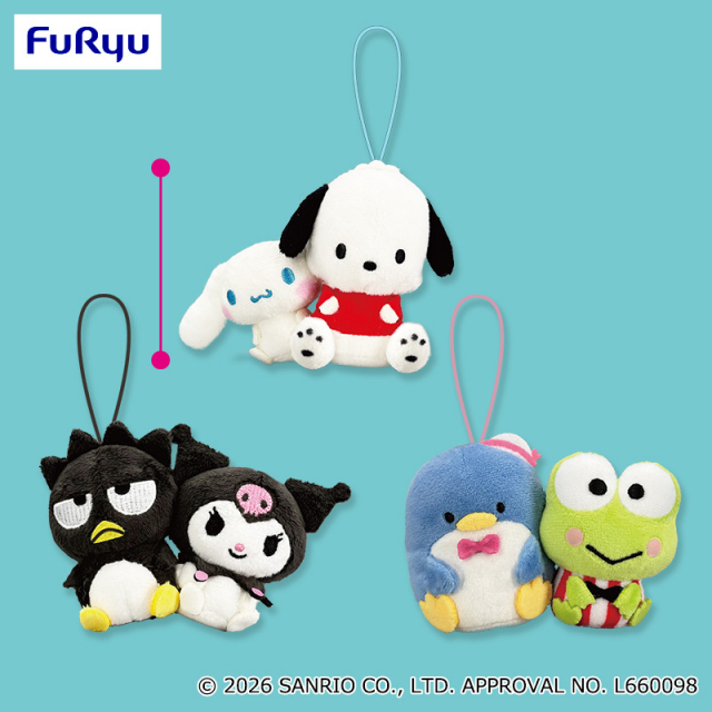 [Pre-order] Sanrio Characters Pair Plush mascots