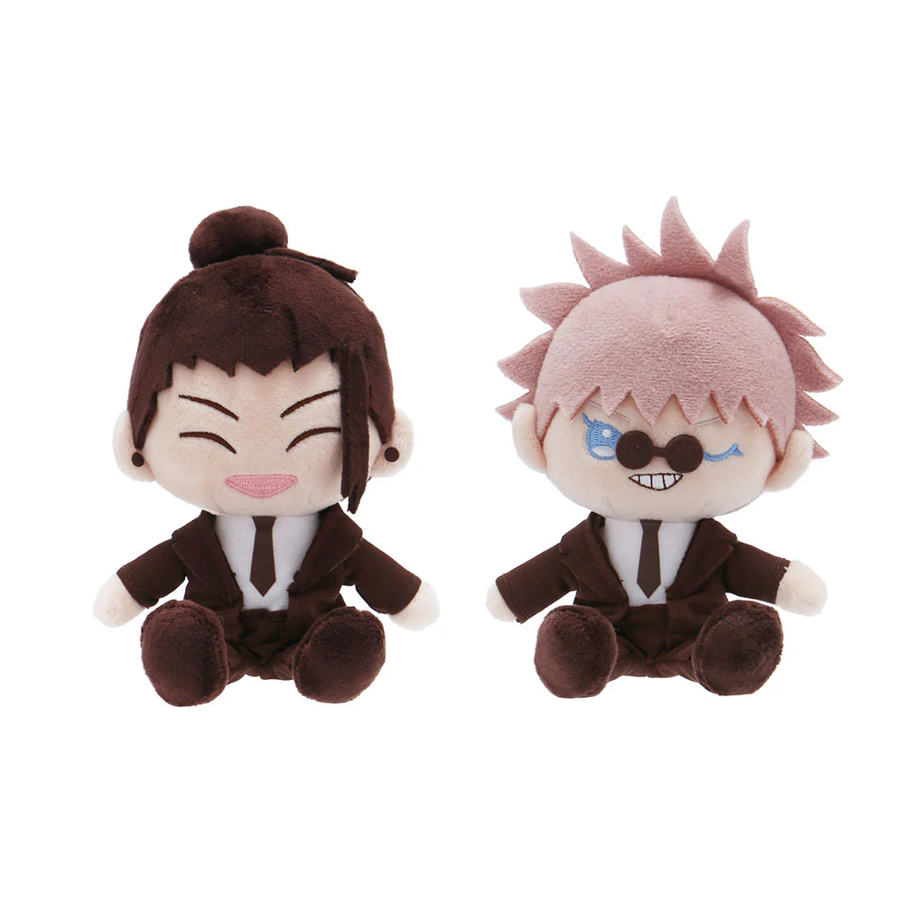[In stock] "Jujutsu Kaisen" Gojo & Geto Suit Ver. Plush Toy Set of 2 (Original Illustration Color Version / Boxed)