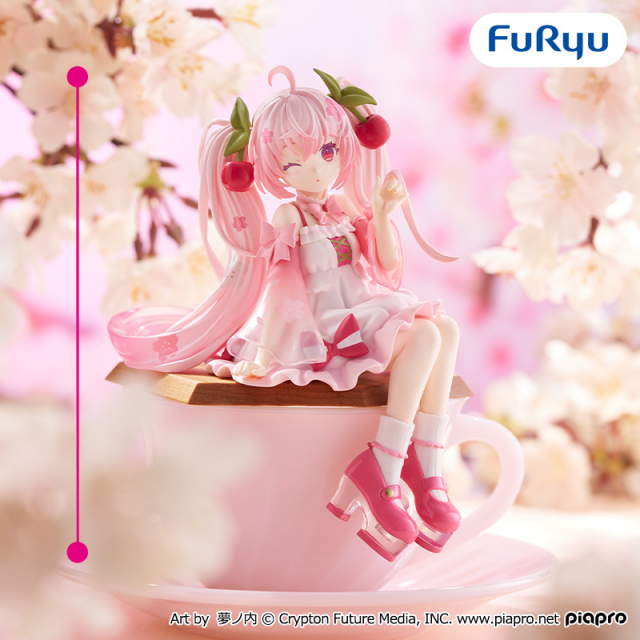 [Pre-order] Hatsune Miku Noodle Stopper PVC Statue Sakura Miku 2025 Wink Ver. 