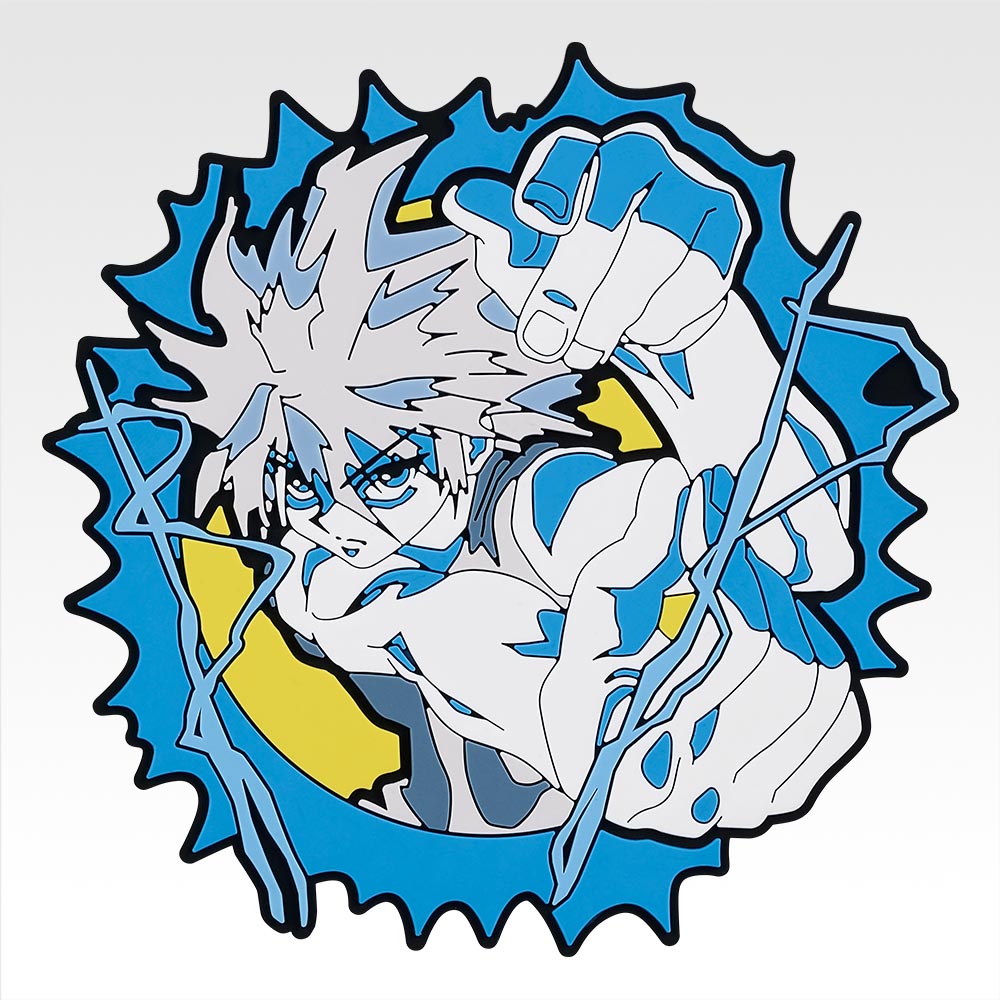 [In stock] BANDAI Ichiban Kuji HUNTER×HUNTER CHMERA ANT ➁ - Prize G - rubber coaster (Killua)