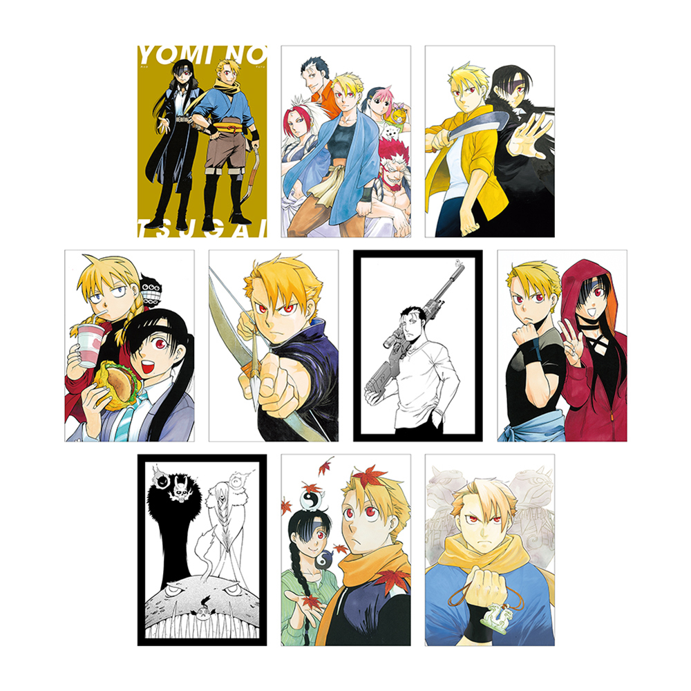 [Pre-order] (Limited) "Fullmetal Alchemist x Yomi no Tsugai/ Daemons of the Shadow Realm" exhibition  - "Yomi no Tsugai/ Daemons of the Shadow Realm" Trading Postcard Set of 2 (A)