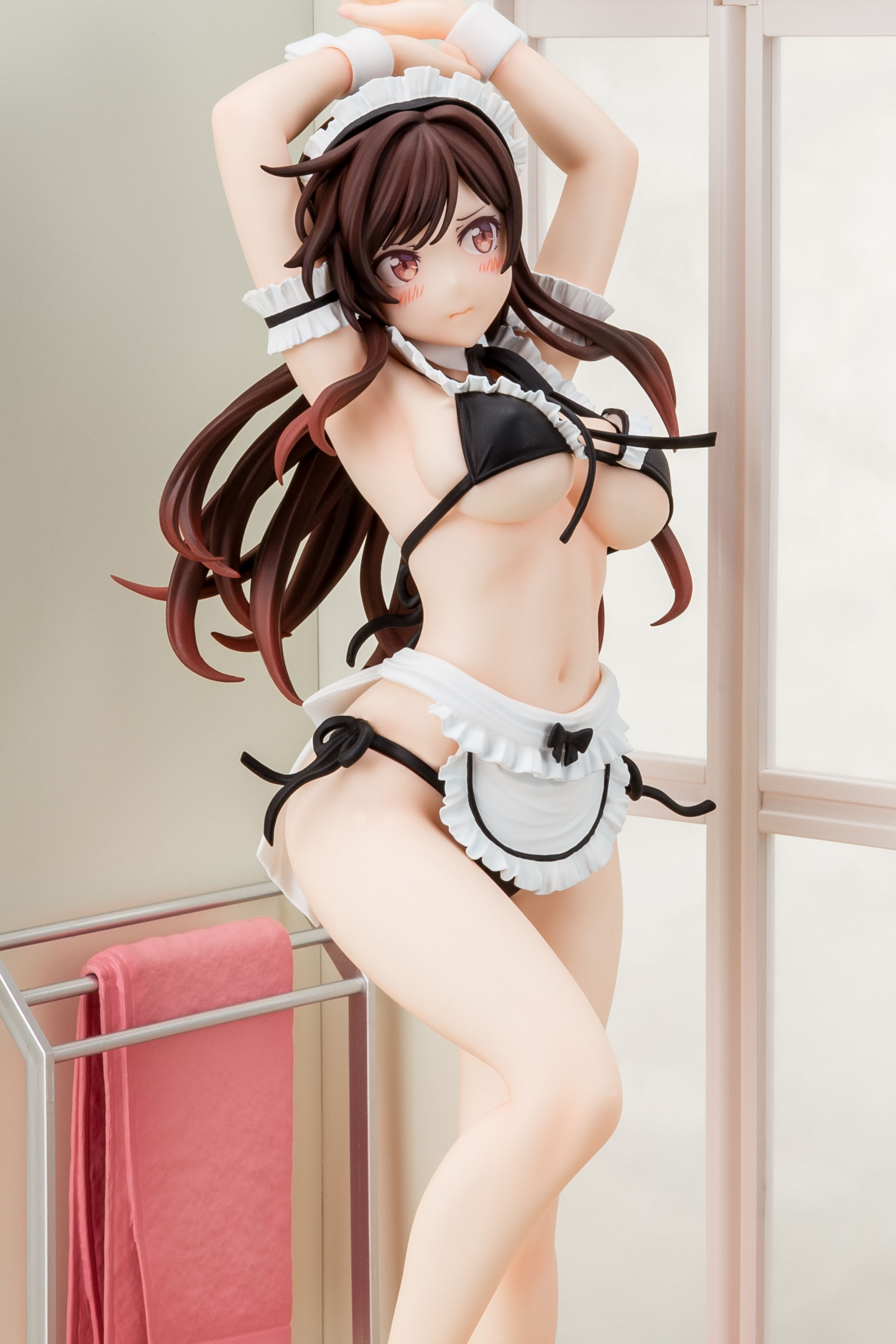 "Rent-A-Girlfriend" Mizuhara Chizuru Maid Bikini ni Okigae Figure