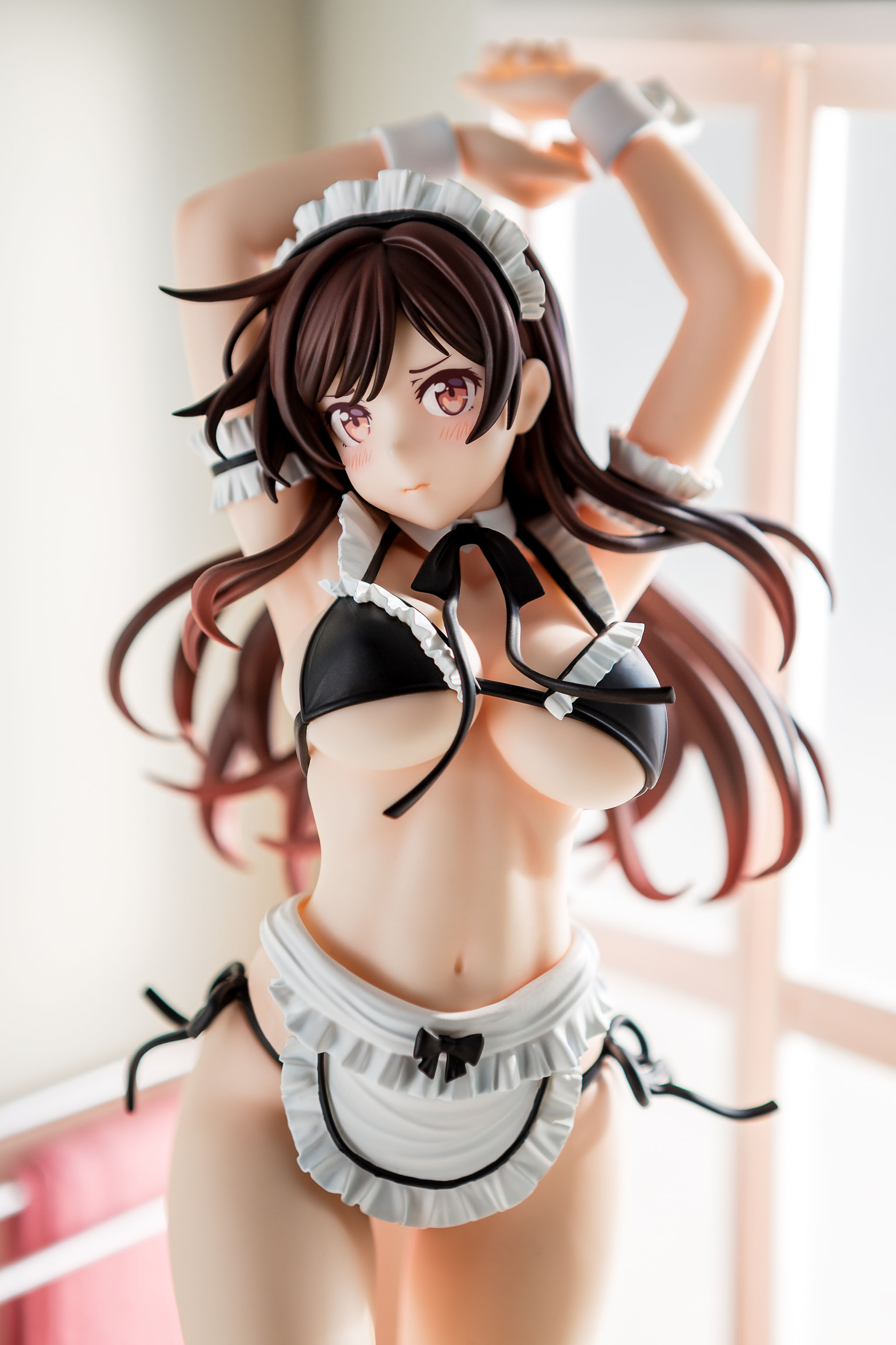 "Rent-A-Girlfriend" Mizuhara Chizuru Maid Bikini ni Okigae Figure