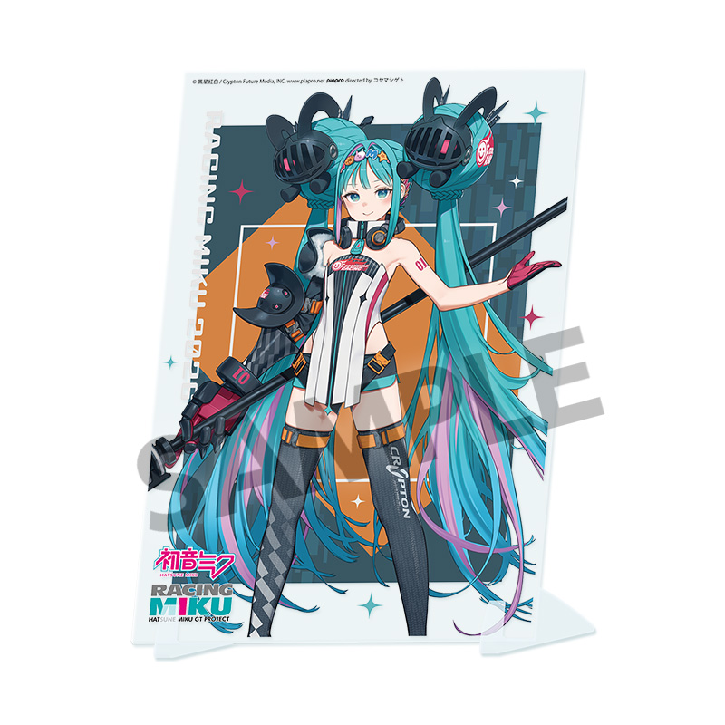 Racing Miku 2026 Key Visual 1 Ver. Visual Acrylic Plate