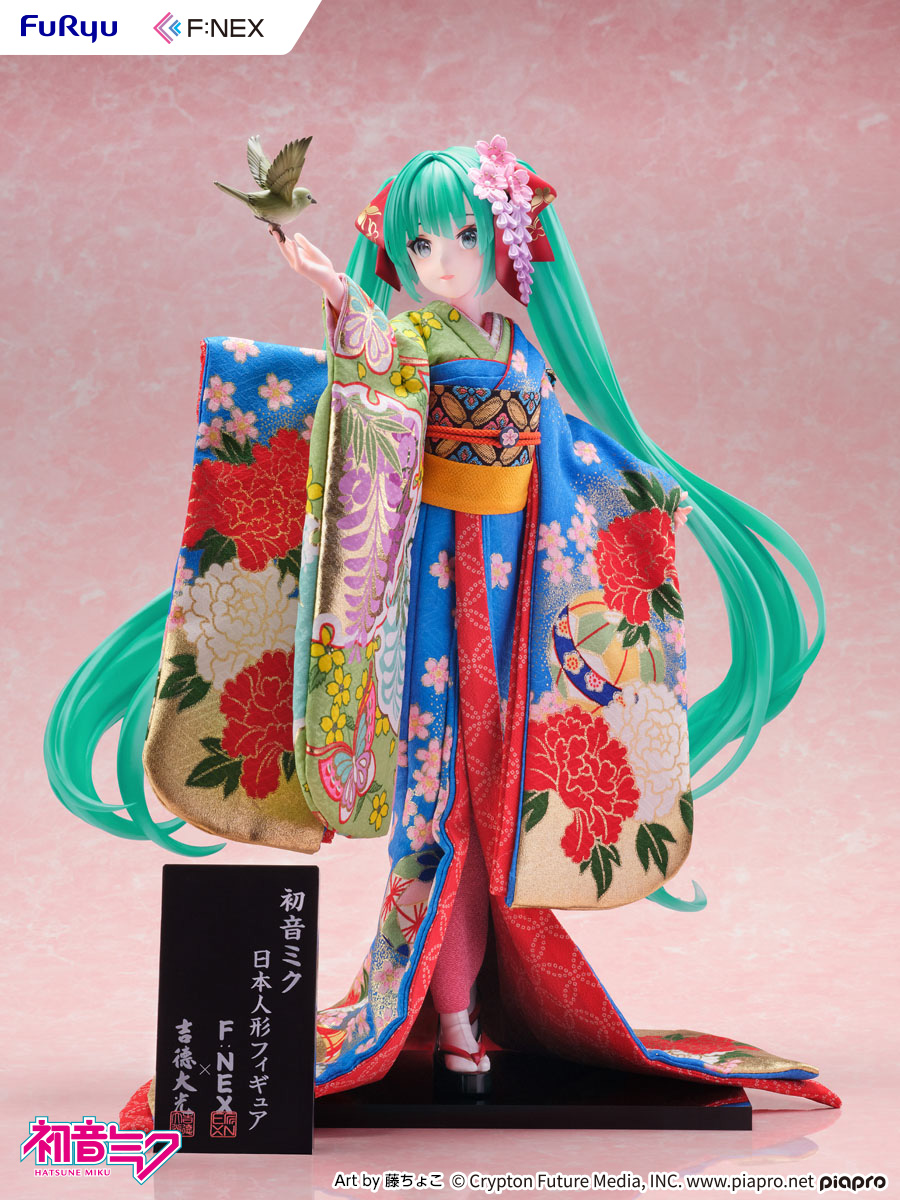 Yoshitoku x F:NEX Hatsune Miku -Japanese Doll- 1/4 Scale Figure