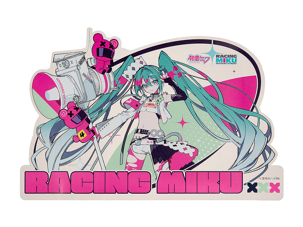 [Pre-order] Hatsune Miku GT Project Hatsune Miku Racing Ver. 2025 Sticker A