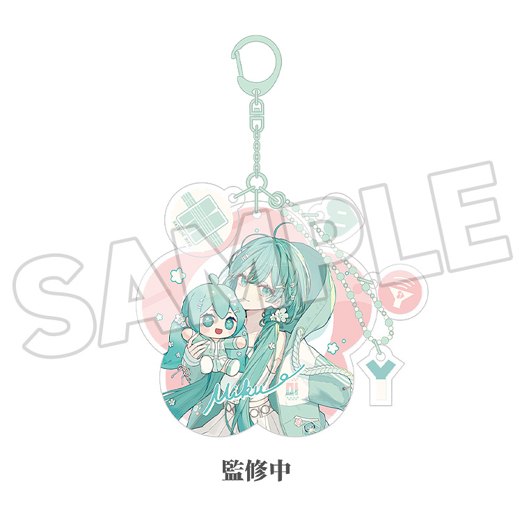 Character Vocal Series 01 Hatsune Miku Hatsune Miku Miku Hug Series Acrylic Key Chain Flower Ver.