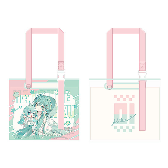 Character Vocal Series 01 Hatsune Miku Hatsune Miku Miku Hug Series Clear Bag Flower Ver.