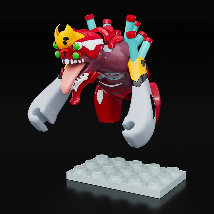 "Rebuild of Evangelion" BRICKROID Evangelion Unit 02 Beast Form 2nd Phase (Type 1)