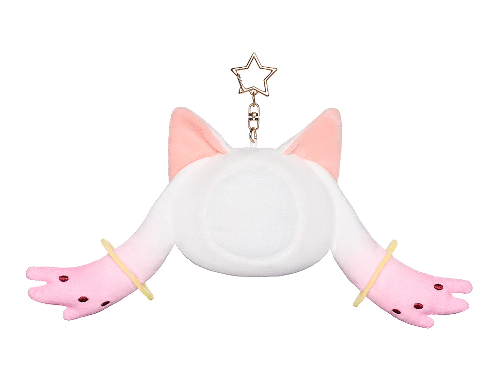 "Puella Magi Madoka Magica the Movie New Feature: Rebellion" Fluffy Keychain Pinback Button Case