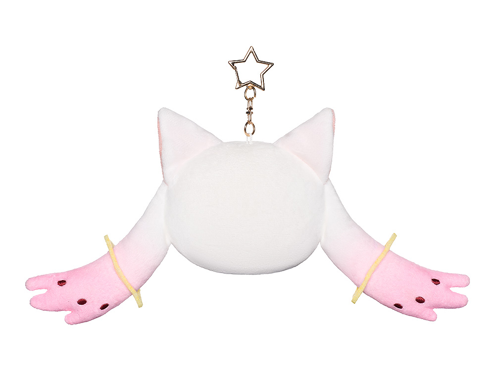 "Puella Magi Madoka Magica the Movie New Feature: Rebellion" Fluffy Keychain Pinback Button Case