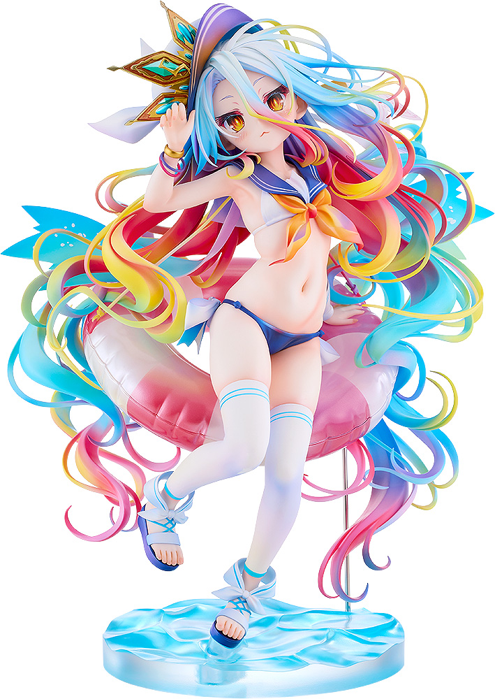 "No Game No Life" Shiro Sailor-Style Swimsuit Ver.