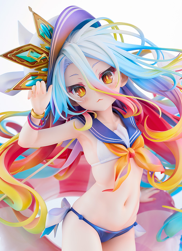 "No Game No Life" Shiro Sailor-Style Swimsuit Ver.
