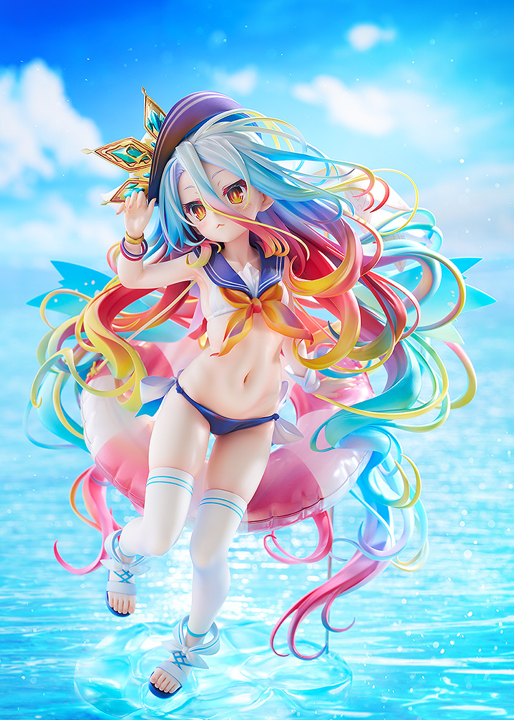 "No Game No Life" Shiro Sailor-Style Swimsuit Ver.