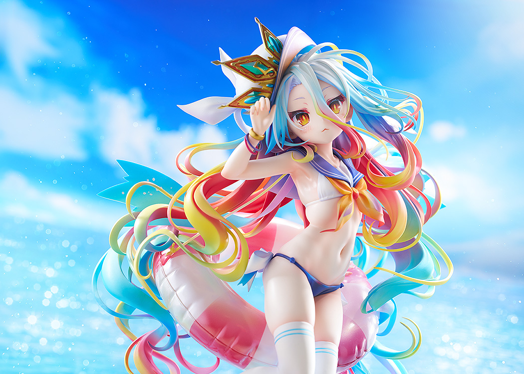 "No Game No Life" Shiro Sailor-Style Swimsuit Ver.