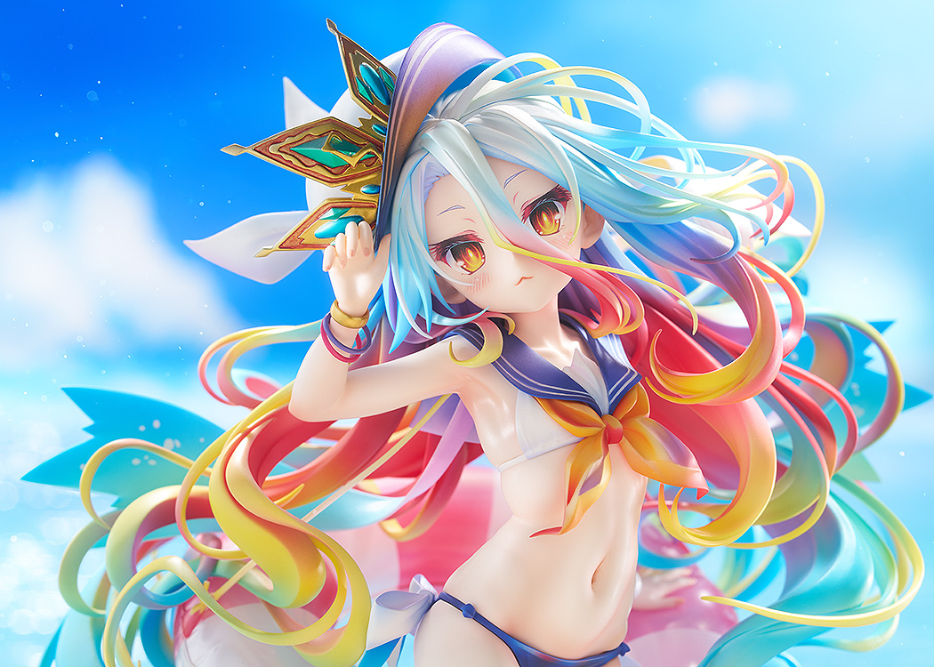 "No Game No Life" Shiro Sailor-Style Swimsuit Ver.