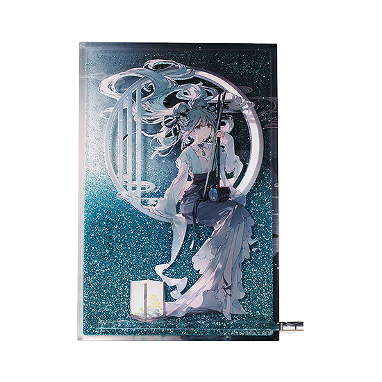 Character Vocal Series 01 Hatsune Miku Hatsune Miku Glitter Acrylic Block Han Gong Qiu Yue Ver.