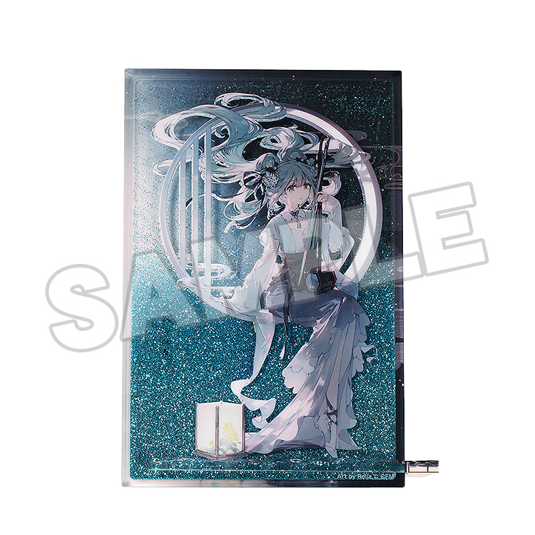 Character Vocal Series 01 Hatsune Miku Hatsune Miku Glitter Acrylic Block Han Gong Qiu Yue Ver.